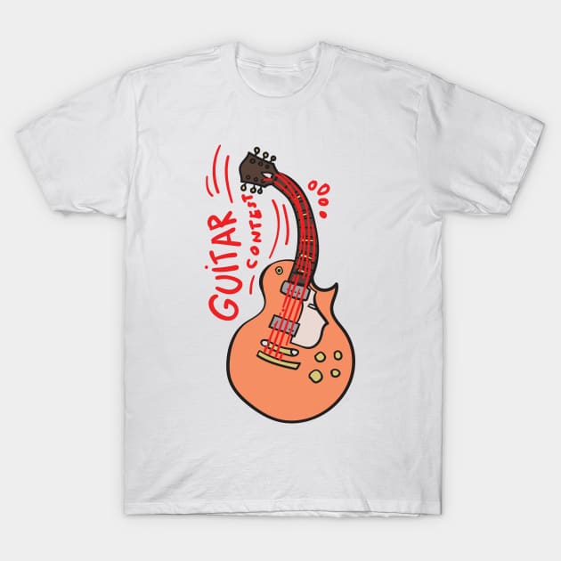 Guitar Concept T-Shirt by Music Lover